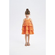 ORANGE SLEEVELESS DRESS IDO ORANGE SLEEVELESS DRESS IDO
